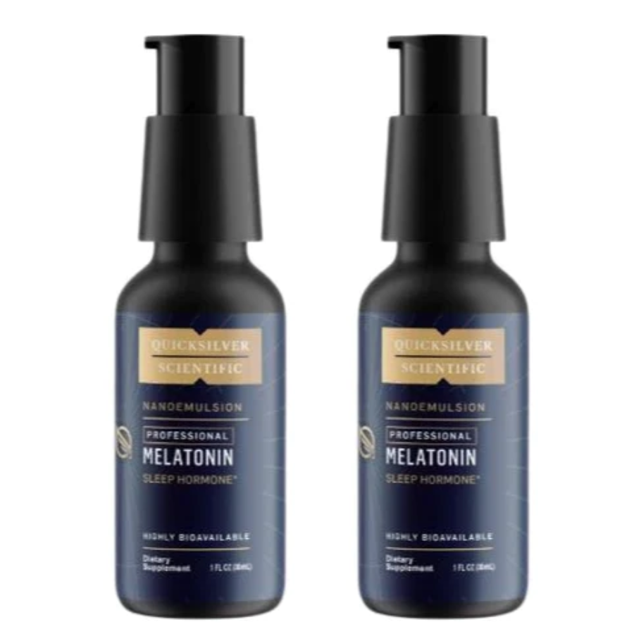 Quicksilver Scientific Liposomal Melatonin High Dose MEL-HIGH 2 PACK bottles