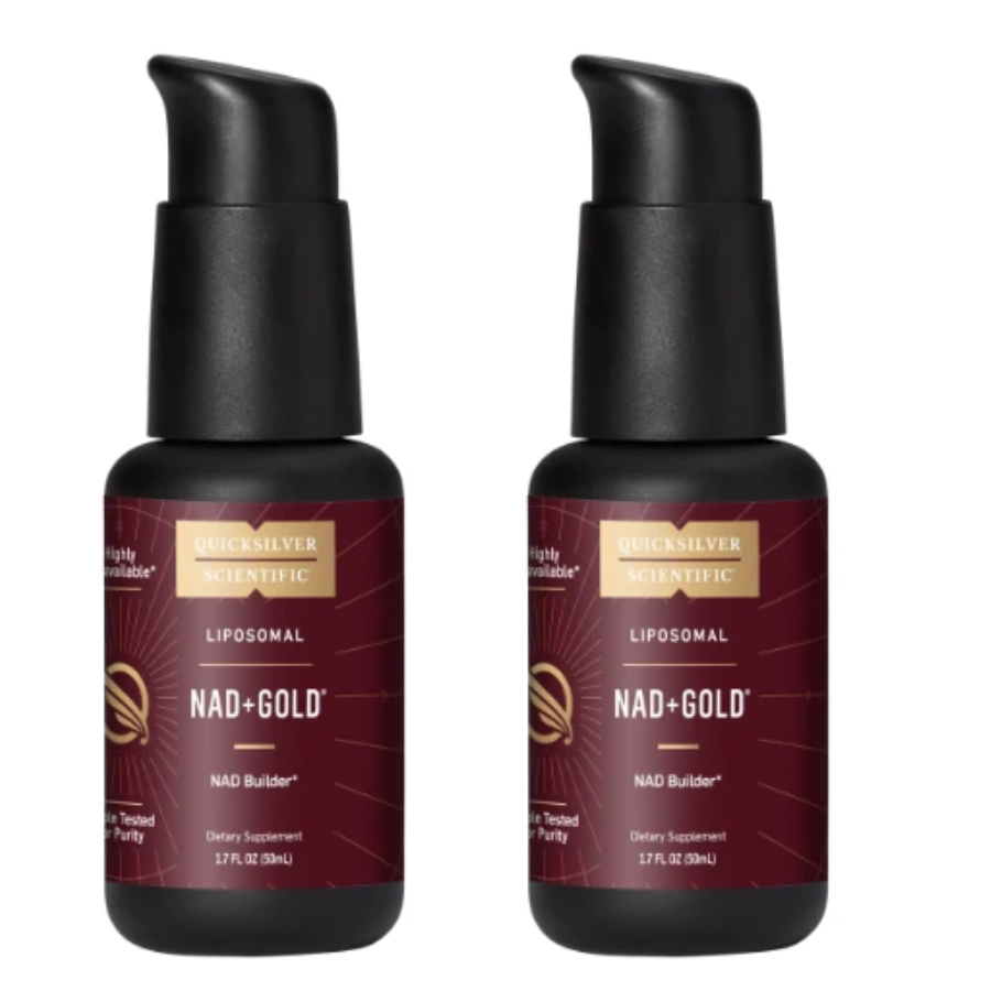 Quicksilver Scientific NAD+ Gold TMG 50 ml 2-pack bottles