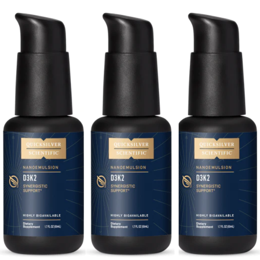 Quicksilver Scientific Vitamin D3/K2 1.7 Oz D3_K2 3 PACK