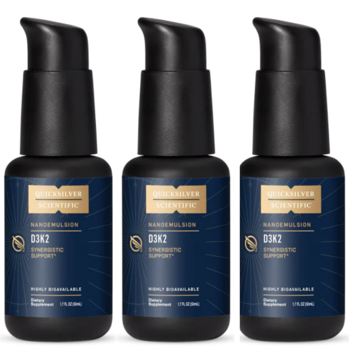 Quicksilver Scientific Vitamin D3/K2 1.7 Oz D3_K2 3 PACK