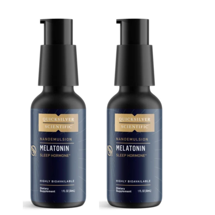 Quicksilver Scientific Liposomal Melatonin Regular Dose MEL 2 PACK bottles
