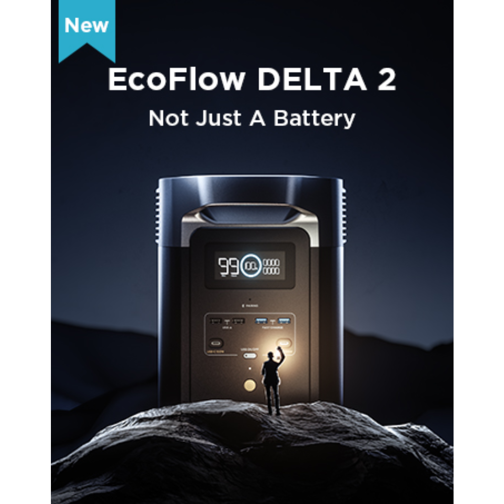 EcoFlow DELTA Pro Extra Battery 3600Wh for use with the Delta Pro Power Station on a dark background.
