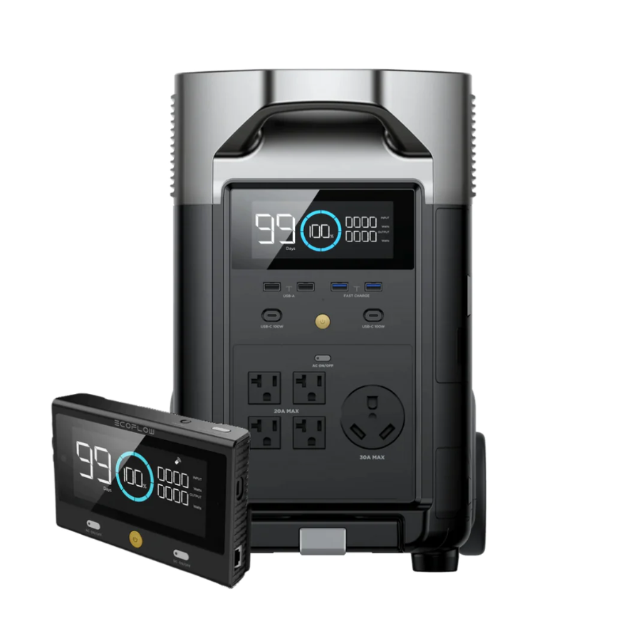 EcoFlow DELTA Pro 3600Wh Solar Portable Power Station + DELTA Pro Remote Control