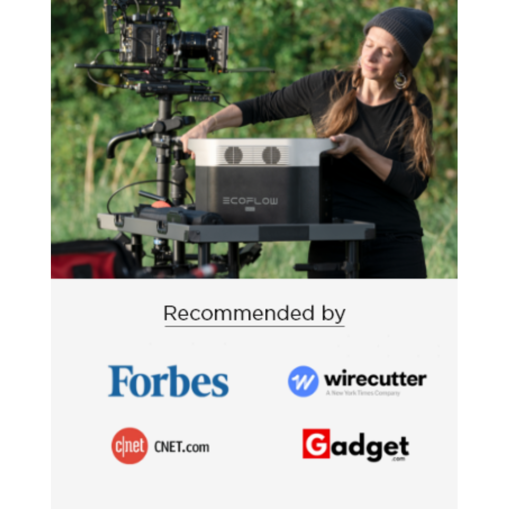 EcoFlow DELTA Pro Extra Battery 3600Wh for use with the Delta Pro Power Station recommended by Forbes, Wirecutter, CNET, and Gadget.