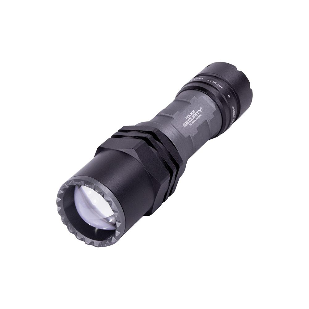 PS Flashlights Long Throw 400 Lumens Black Durable LED Portable Light