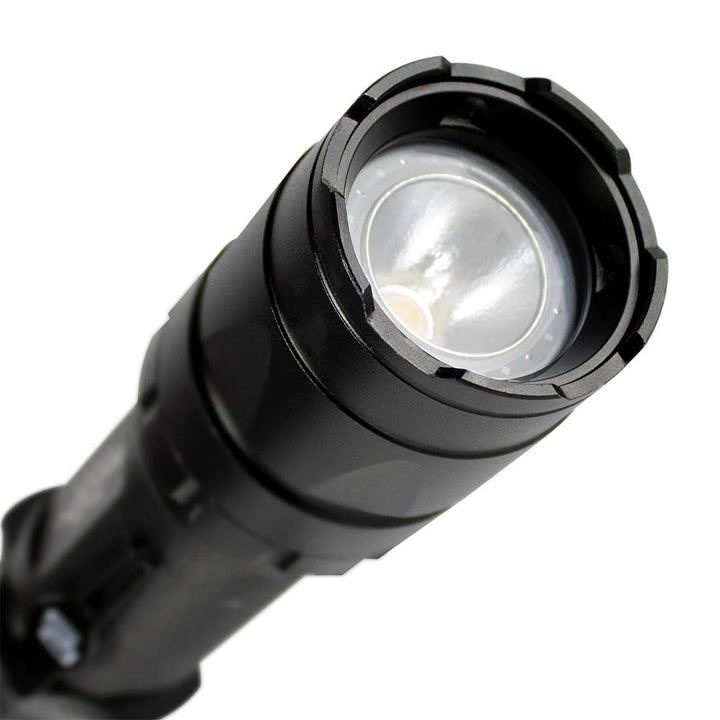 PS Flashlight Trac Tact RX Rechargeable 1500 Lumens Black Waterproof Light