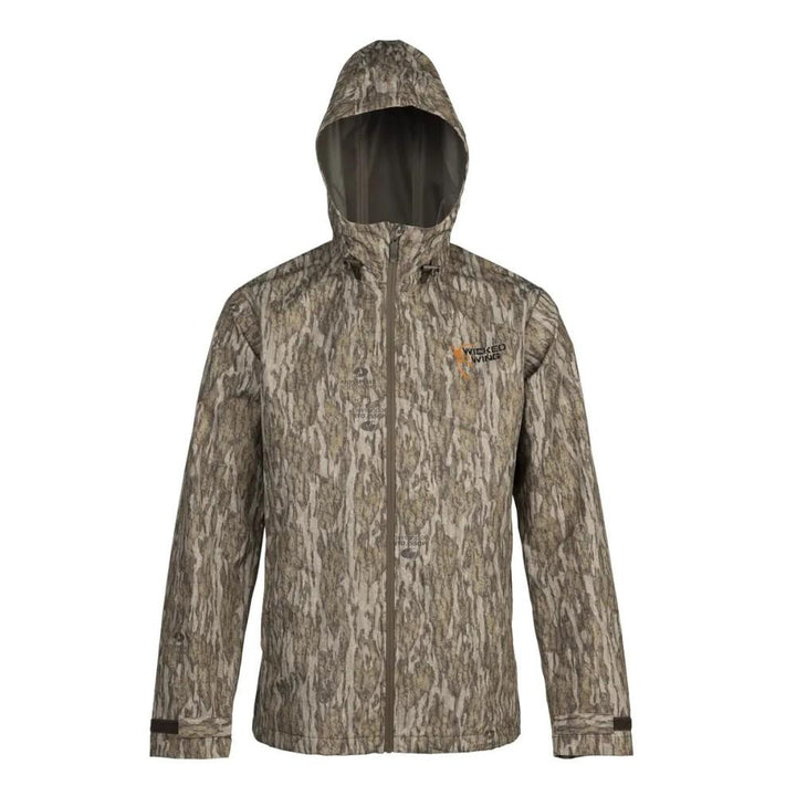 Browning Rain Shell Jacket Mossy Oak Bottomland 2XL Waterproof Outdoor Wear