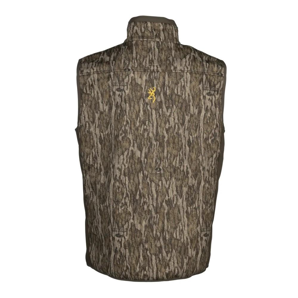Browning Field Pro Vest Mossy Oak Bottomland Lightweight Durable Breathable L