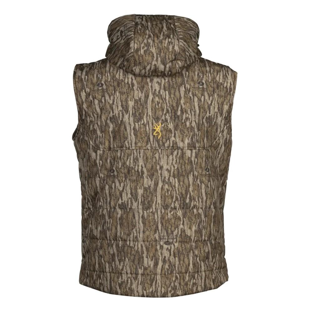 Browning Insulated Vest Mossy Oak Bottomland L Lightweight Warm Comfortable