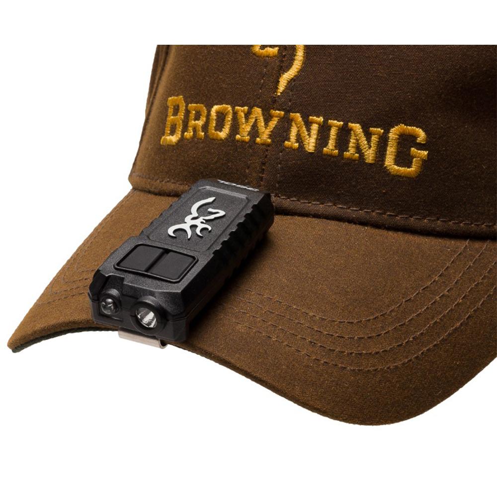 Browning Trailmate Rechargeable USB Cap Flashlight Black