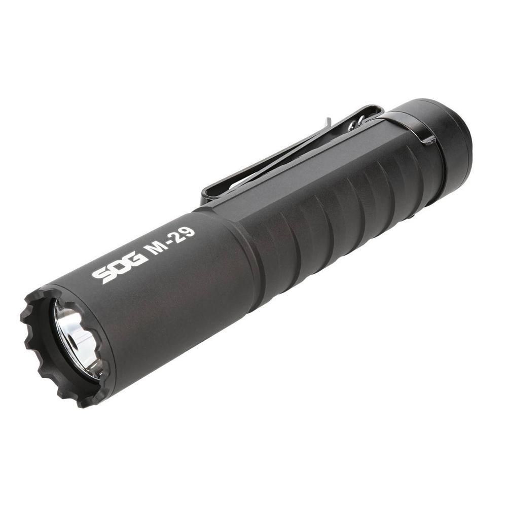 SOG Knives M29 Flashlight 2000 Lumens Rechargeable Outdoor Light Black