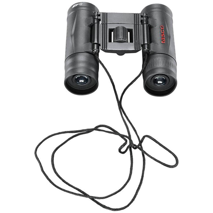 Tasco Essentials Roof Binoculars 8x21mm Compact Black Fully Coated Optics 6L