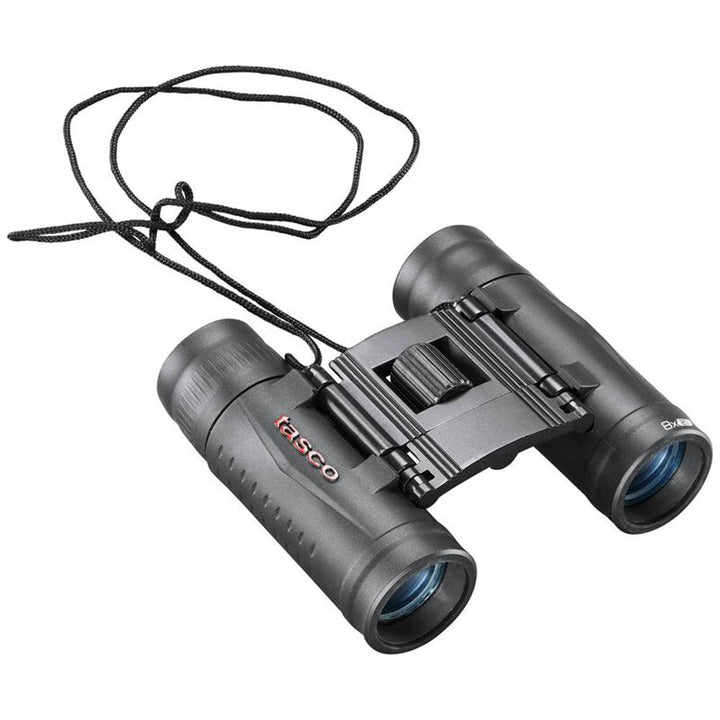 Tasco Essentials Roof Binoculars 8x21mm Compact Black Fully Coated Optics 6L