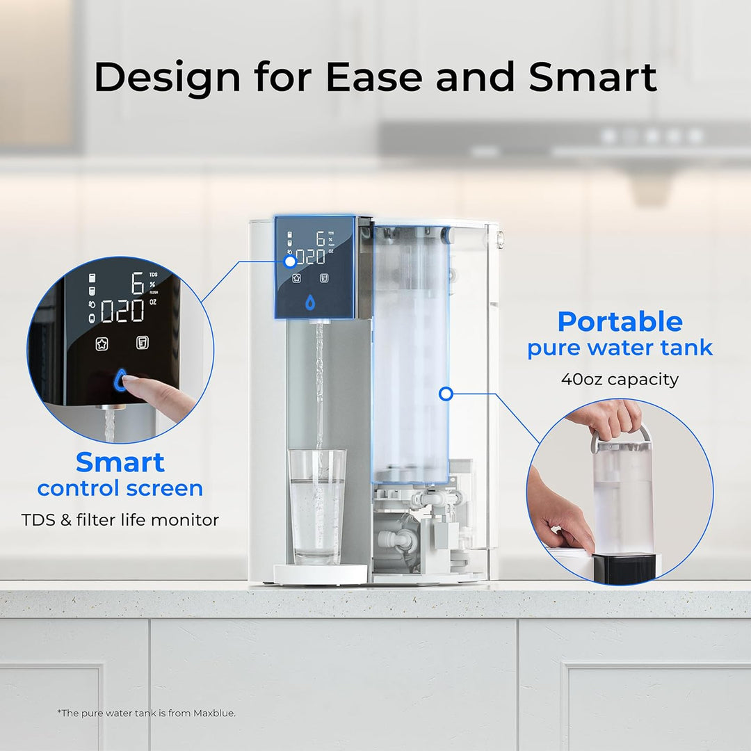 Waterdrop C1SL Alkaline Countertop Reverse Osmosis RO Water Filter System