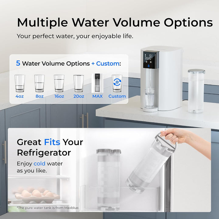 Waterdrop C1SL Alkaline Countertop Reverse Osmosis RO Water Filter System