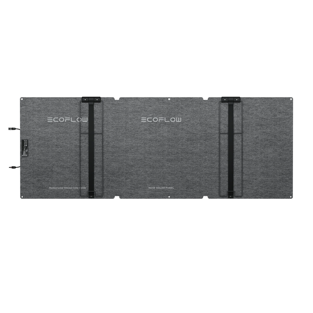 EcoFlow NextGen 160W Portable Solar Panel Adjustable Kickstand For Power Station, perfect for on-the-go power solutions.