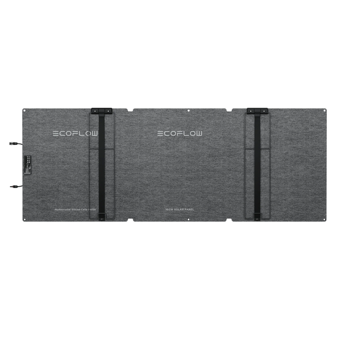 EcoFlow NextGen 160W Portable Solar Panel Adjustable Kickstand For Power Station, perfect for on-the-go power solutions.