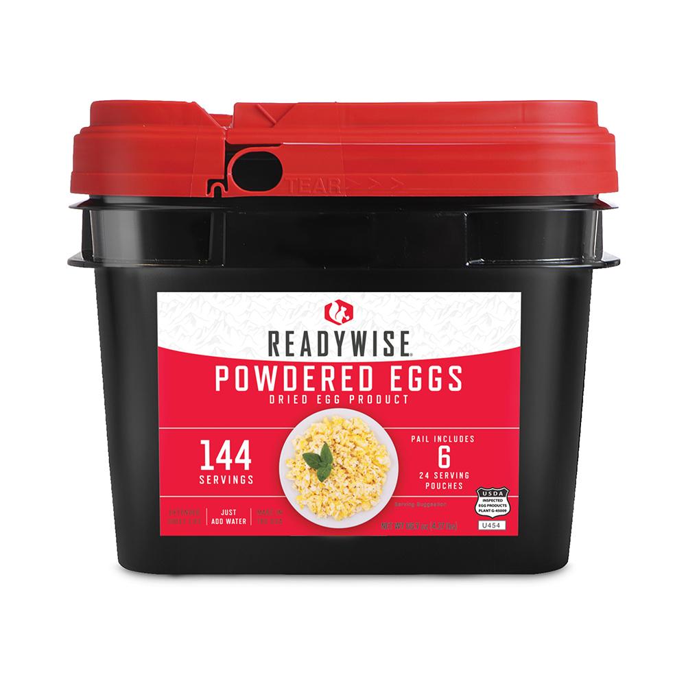 144 Servings Powdered Eggs Bucket