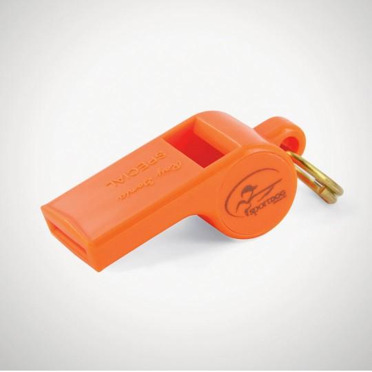 SportDOG Brand Roy Gonia Special Whistle Orange Durable Lightweight Clear Sound