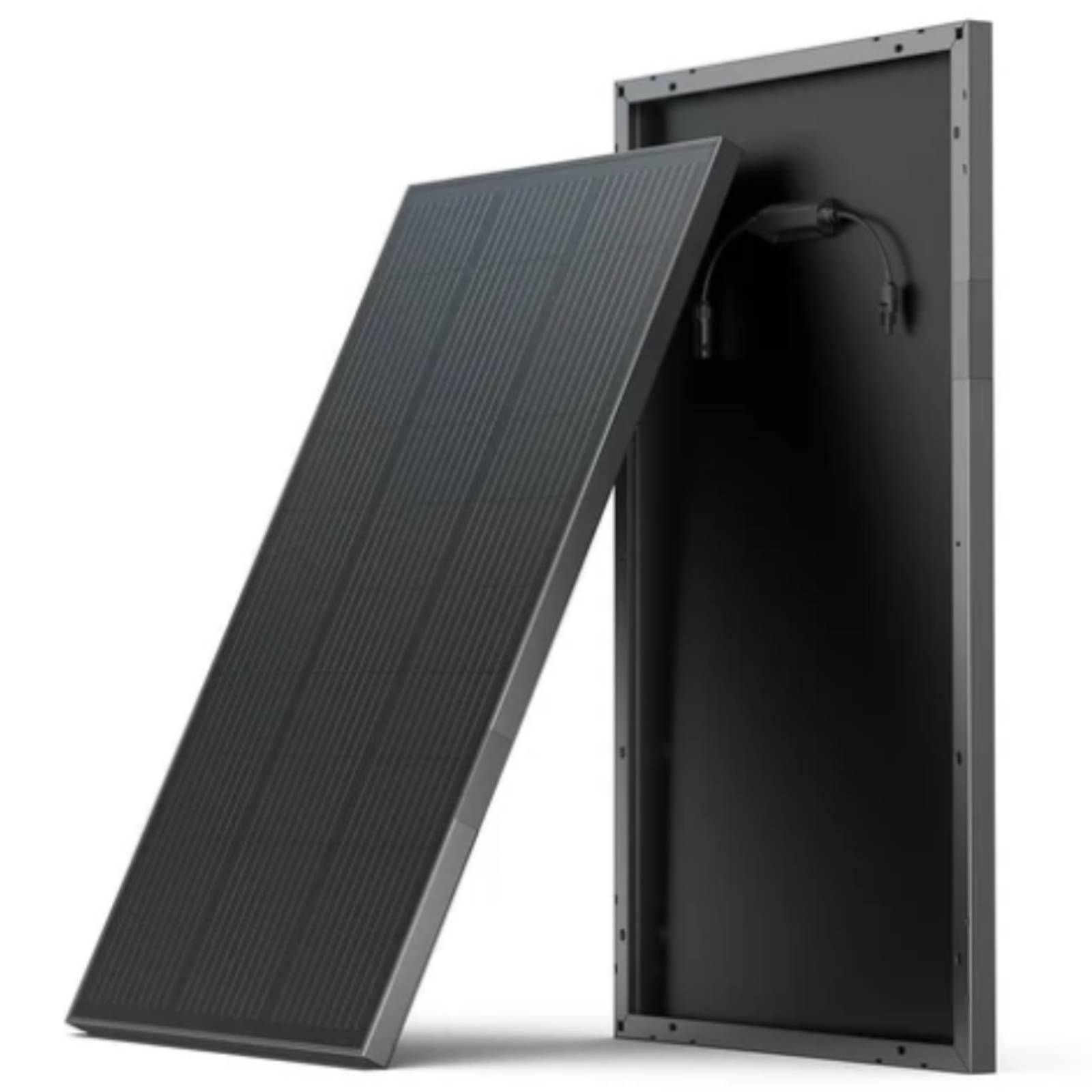EcoFlow 100W Rigid Solar Panel 2 Feet High Efficiency Black Waterproof
