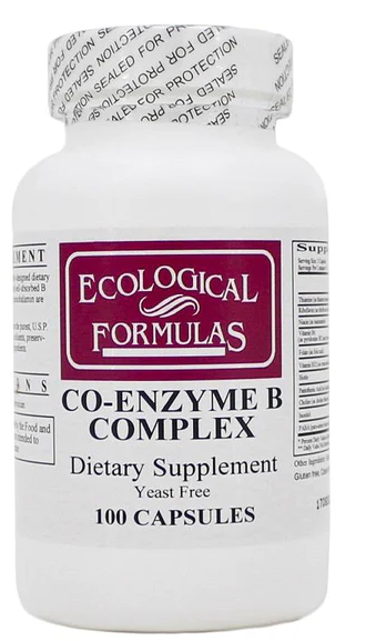 Ecological Formulas Co-Enzyme B Complex 100 Capsules dietary supplement for immune system support
