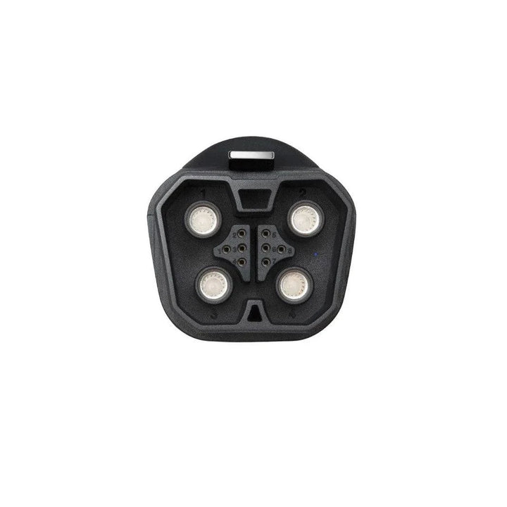 EcoFlow DELTA Pro Extra Battery Cable 2.5 FT For Expanded Power Connection top view showing connection ports.