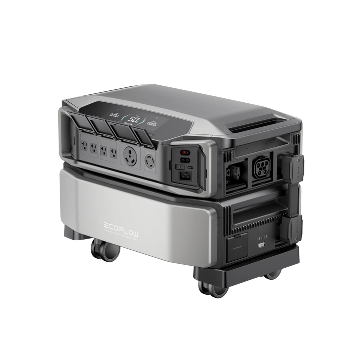 EcoFlow DELTA Pro Ultra power station with multiple outlets and a sleek design for backup energy.