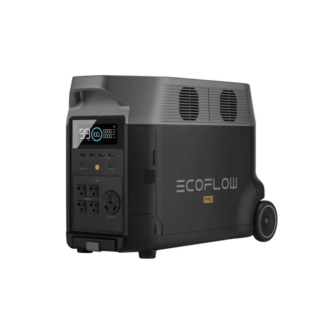 EcoFlow DELTA Pro Portable Power Station With One 400W Portable Solar Panel for reliable outdoor energy.