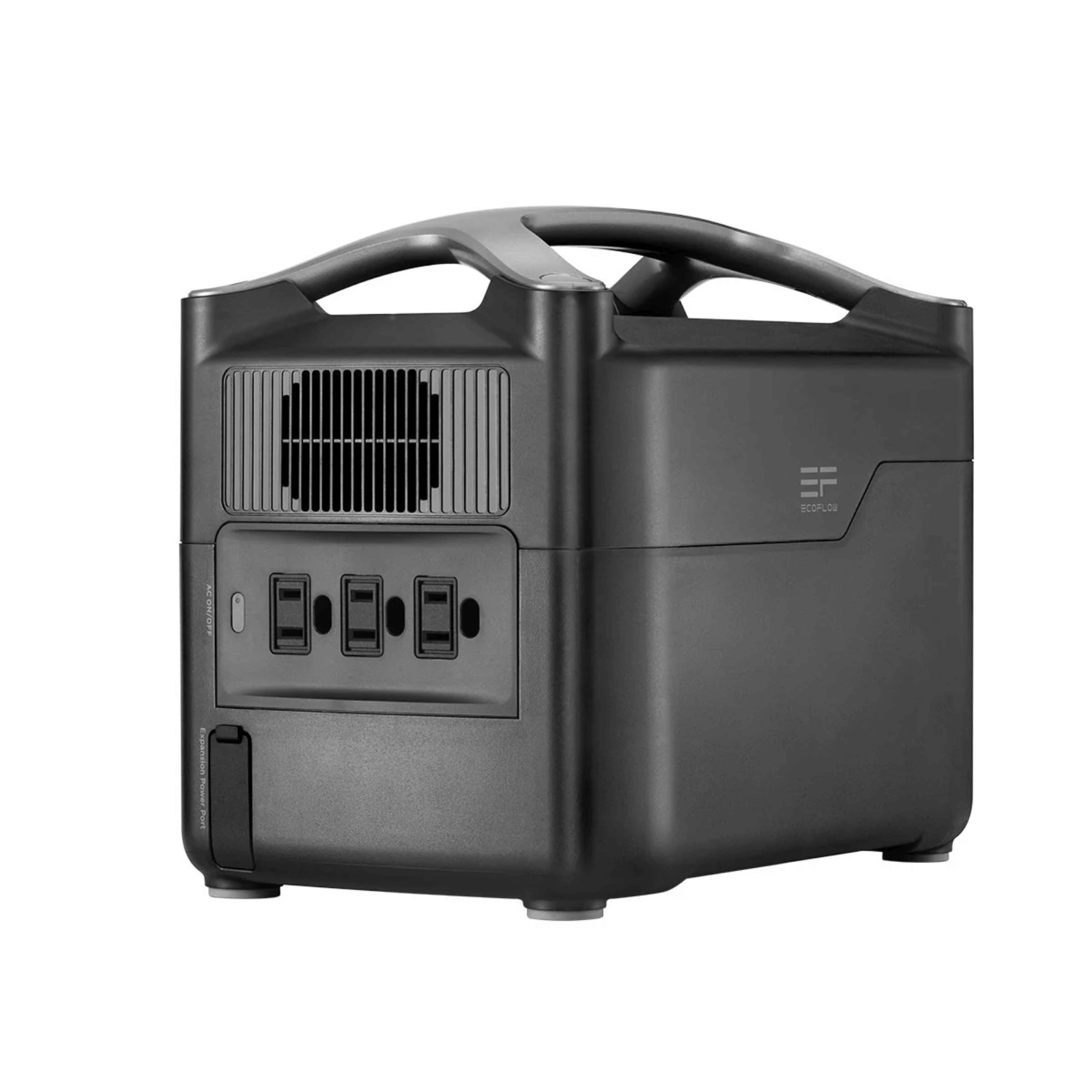EcoFlow RIVER Pro Portable Power Station 720Wh Backup Battery 600W Generator side view