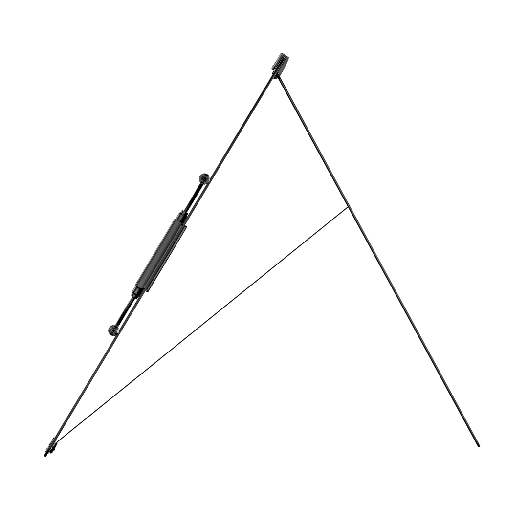 EcoFlow NextGen 220W Bifacial Solar Panel Waterproof Kit for Camping and RV support stand.