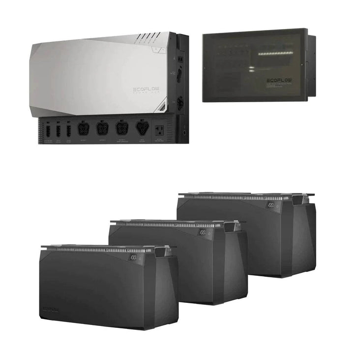 EcoFlow 15kWh Power Prepared Kit Reliable Energy Solution For Off Grid Living with solar components