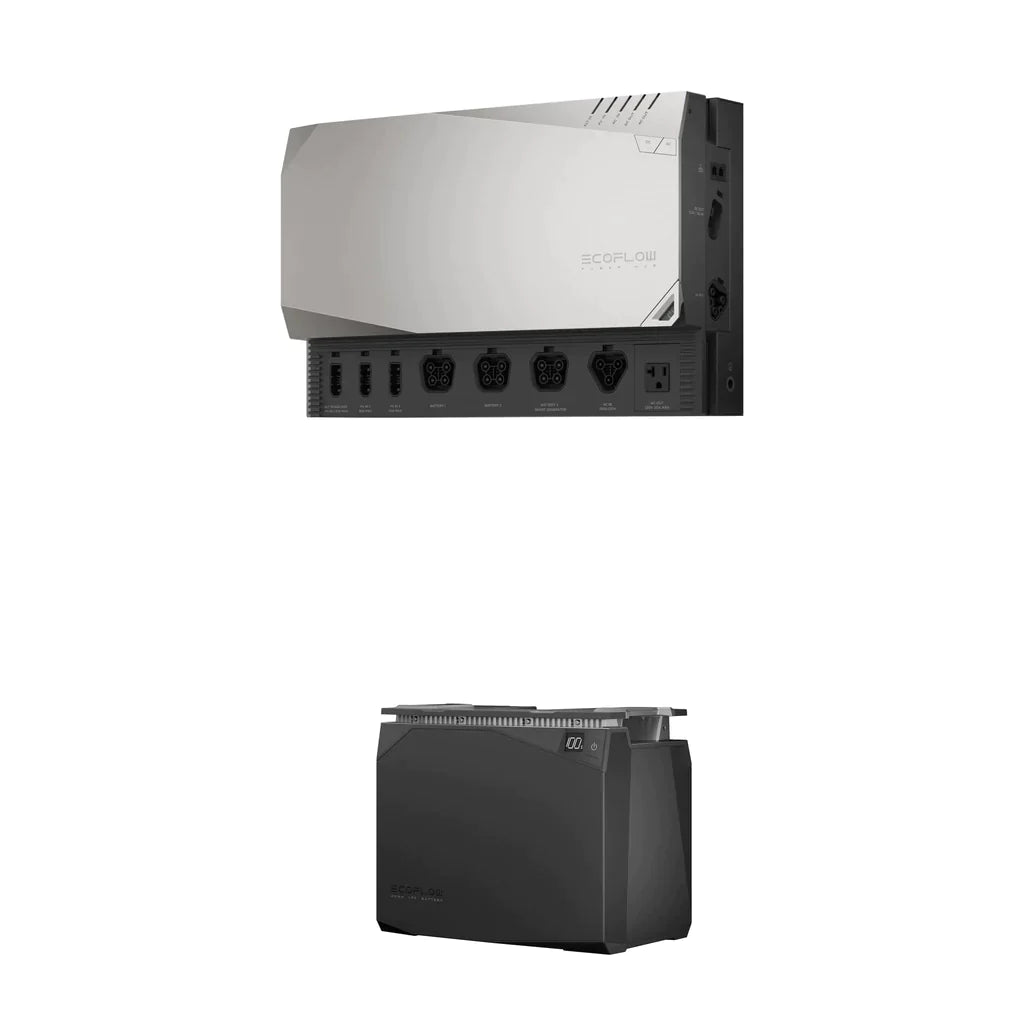 EcoFlow 5kWh Power Get Set Kit High Capacity Backup For Home and Outdoors showing battery and power station.