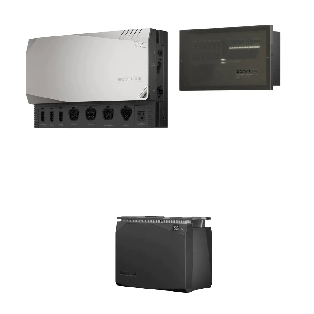 EcoFlow 5kWh Power Prepared Kit For Reliable Off-Grid Energy Solutions with sleek design and multiple outputs.