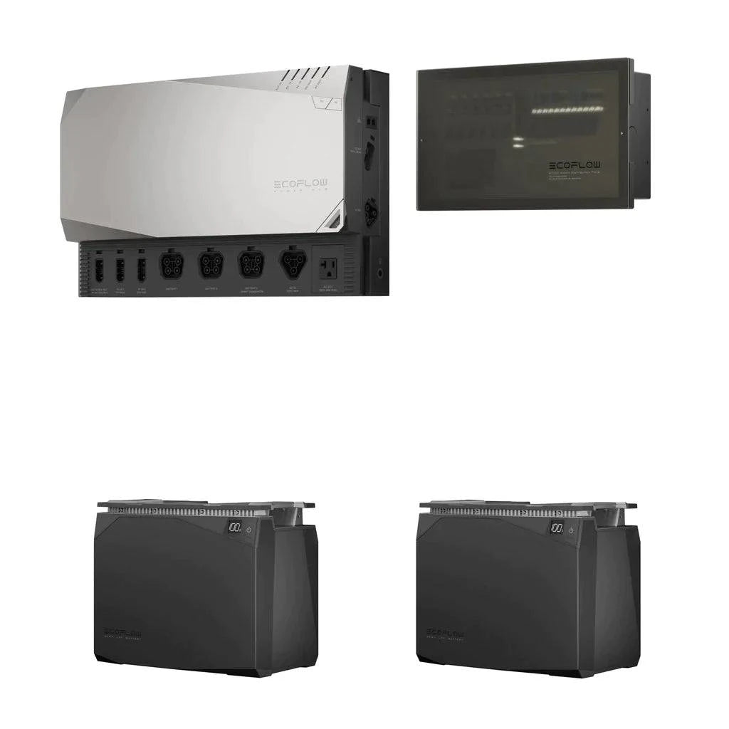 EcoFlow 10kWh Power Prepared Kit Reliable Energy Solutions for Home and Outdoors with power stations and accessories.