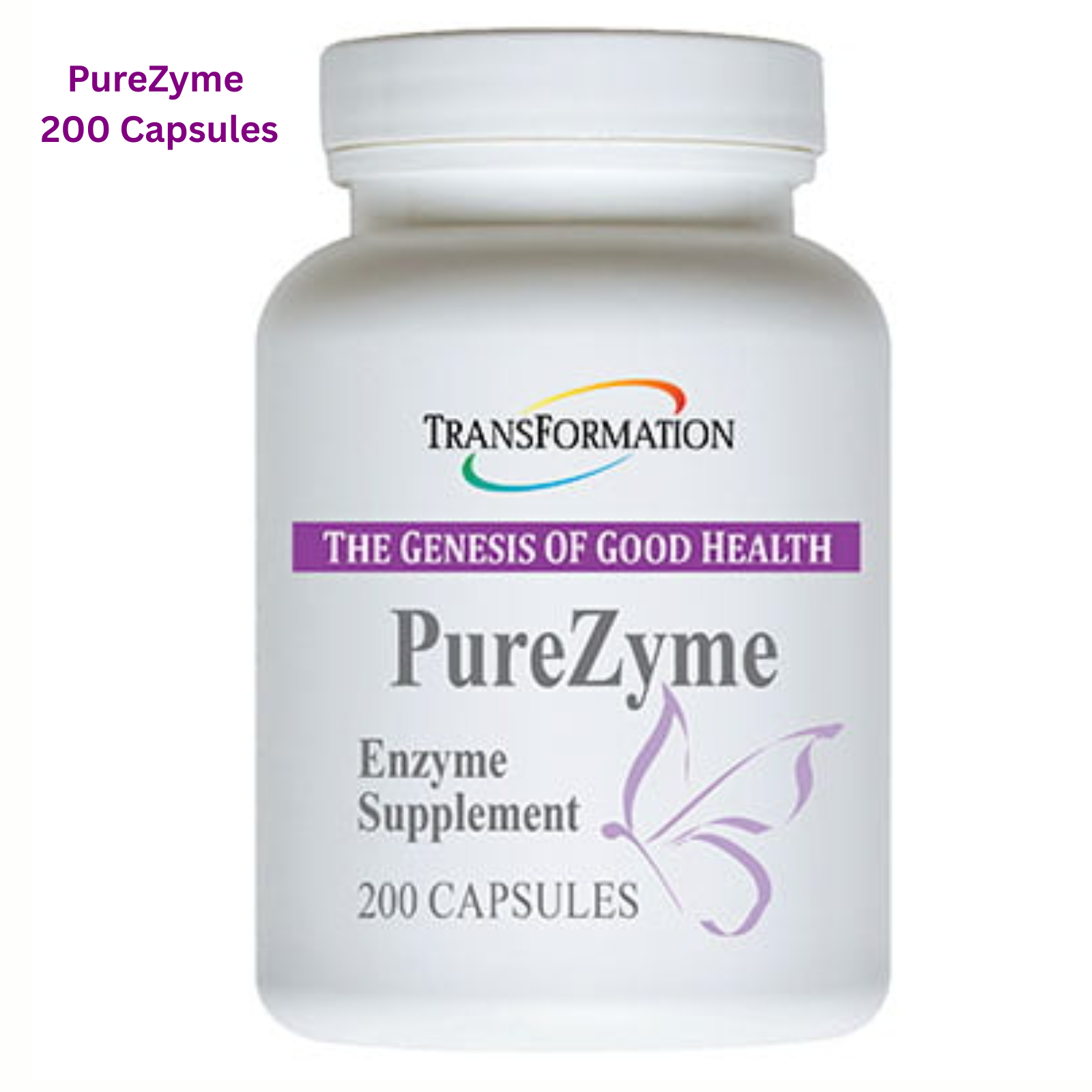 Transformation Enzymes PureZyme protease formula 200 capsules enzyme supplement for digestive health