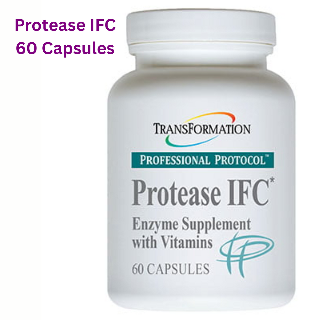Transformation Enzymes Protease IFC 60 Capsules enzyme supplement for muscle health and vitality.