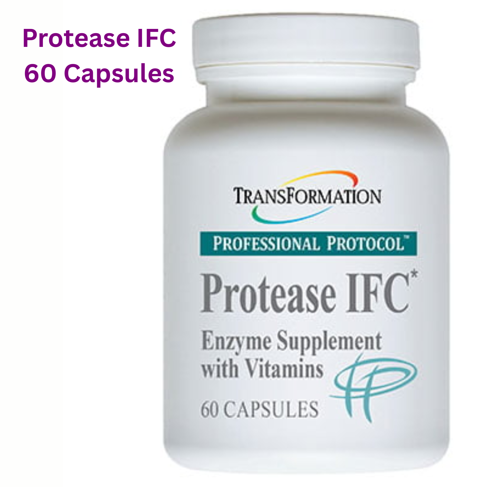 Transformation Enzymes Protease IFC 60 Capsules enzyme supplement for muscle health and vitality.