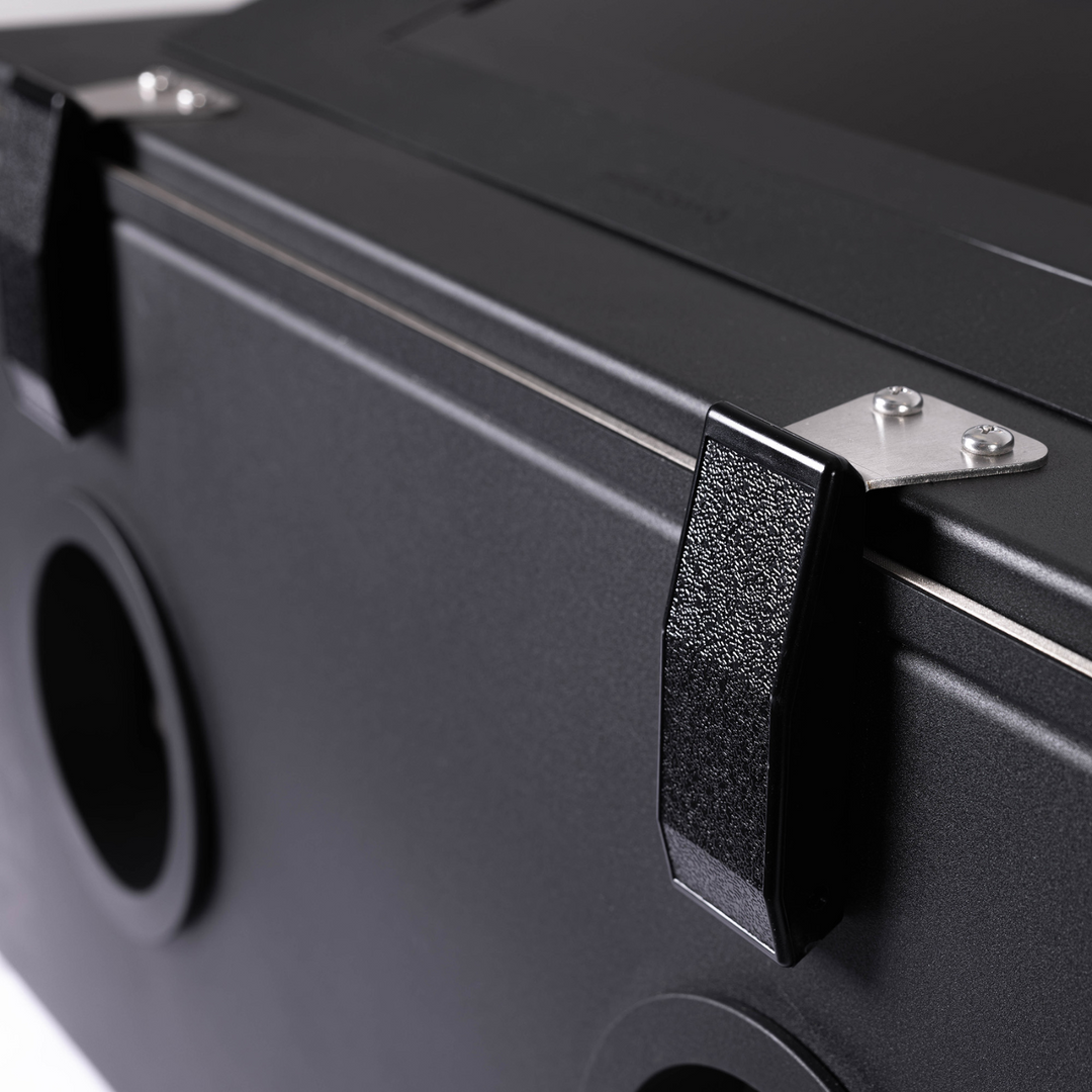 Faraday NEXUS Forensic Mini Lab showing secure locking mechanism and RF shielded structure.