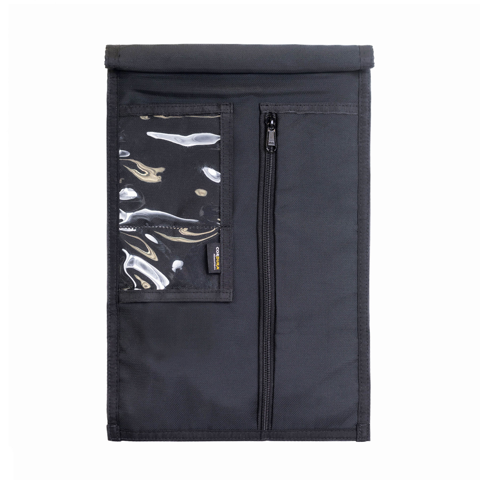 Faraday JACKET Pro Window Bag secure RF shielded storage for devices 16" x 10.5" with clear viewing pocket.