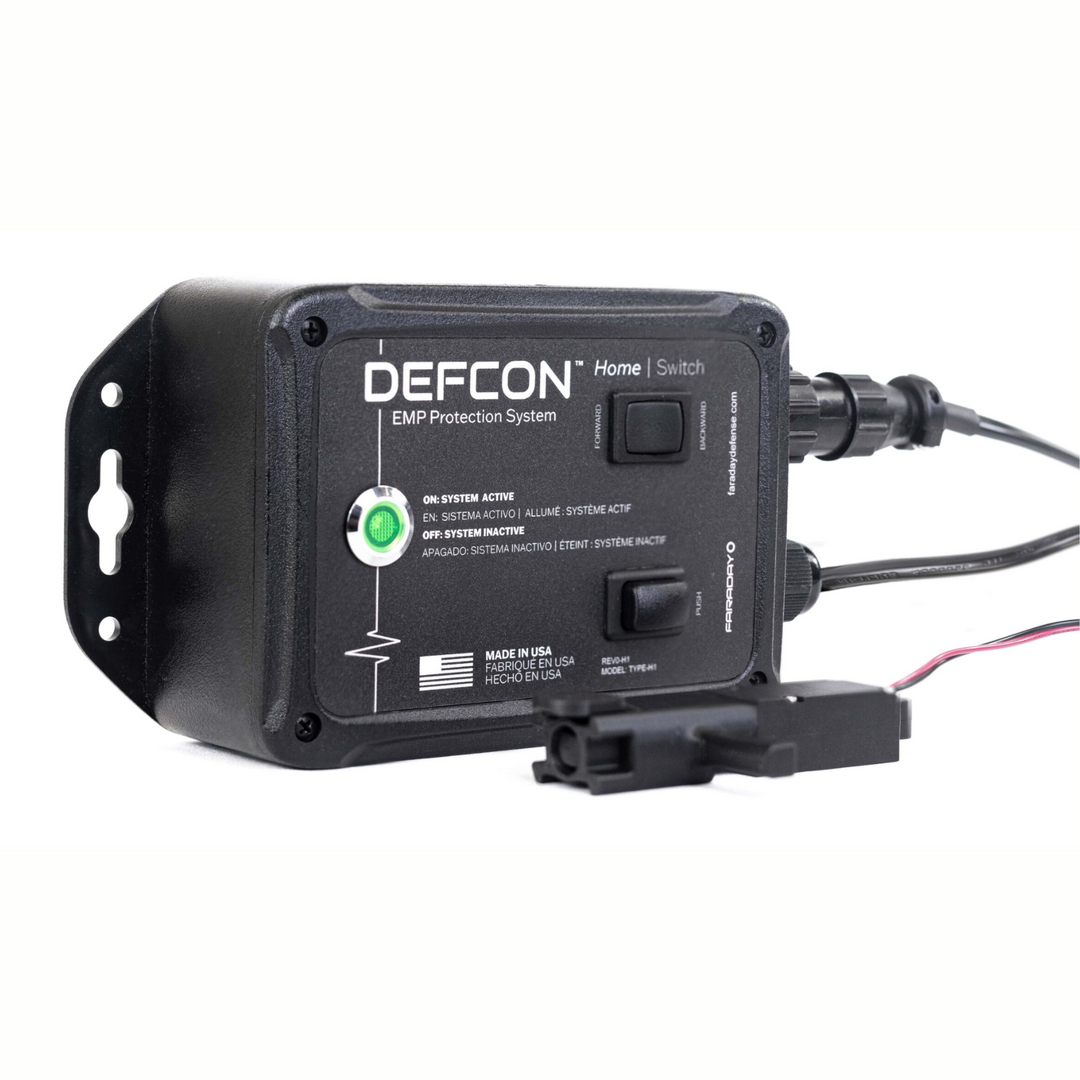 Faraday DEFCON Home Switch Wireless Signal Blocking Device with advanced EMP protection features.