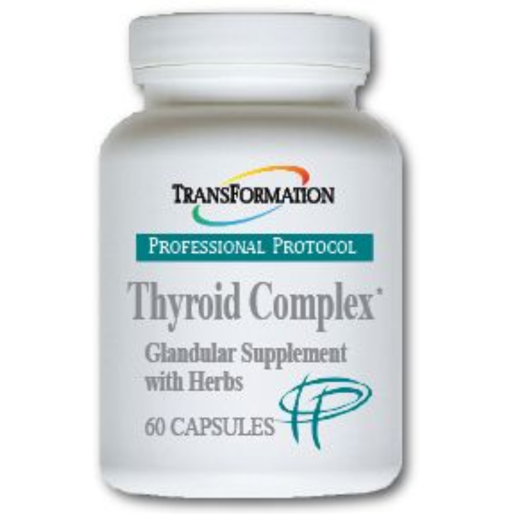 Transformation Enzymes Thyroid Complex 60 Capsules bottle Glandular Supplement with Herbs