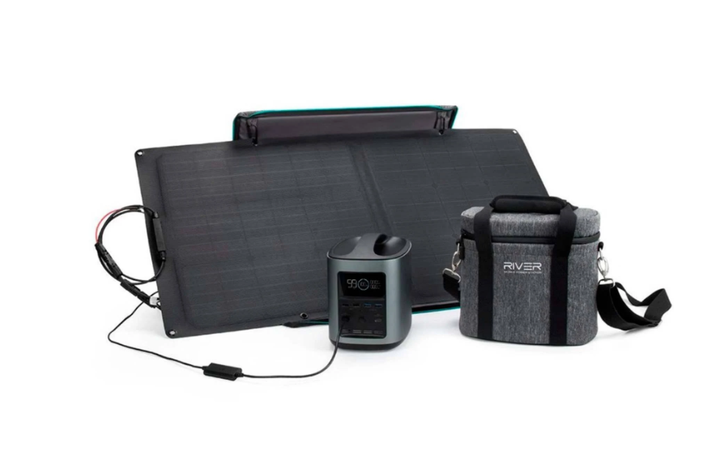 EcoFlow Multi-Contact Solar Extension Cable 3M (9 feet) for Portable Power Stations with solar panel and bag