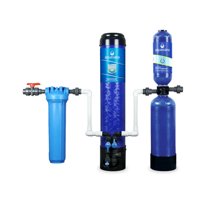 Whole House CITY OptimH2O Water Filter Kit with Salt Free Water Conditioner