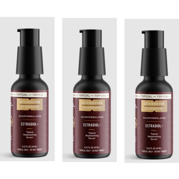 Quicksilver Scientific QS-ESTRA Topical Replenishing Serum ESTRA 3 pack for women&