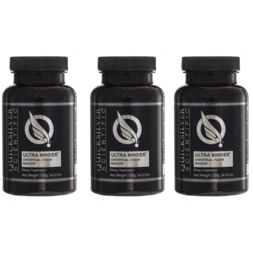 Quicksilver Scientific Ultra Binder 120g LPS BINDER 3 PACK bottles.