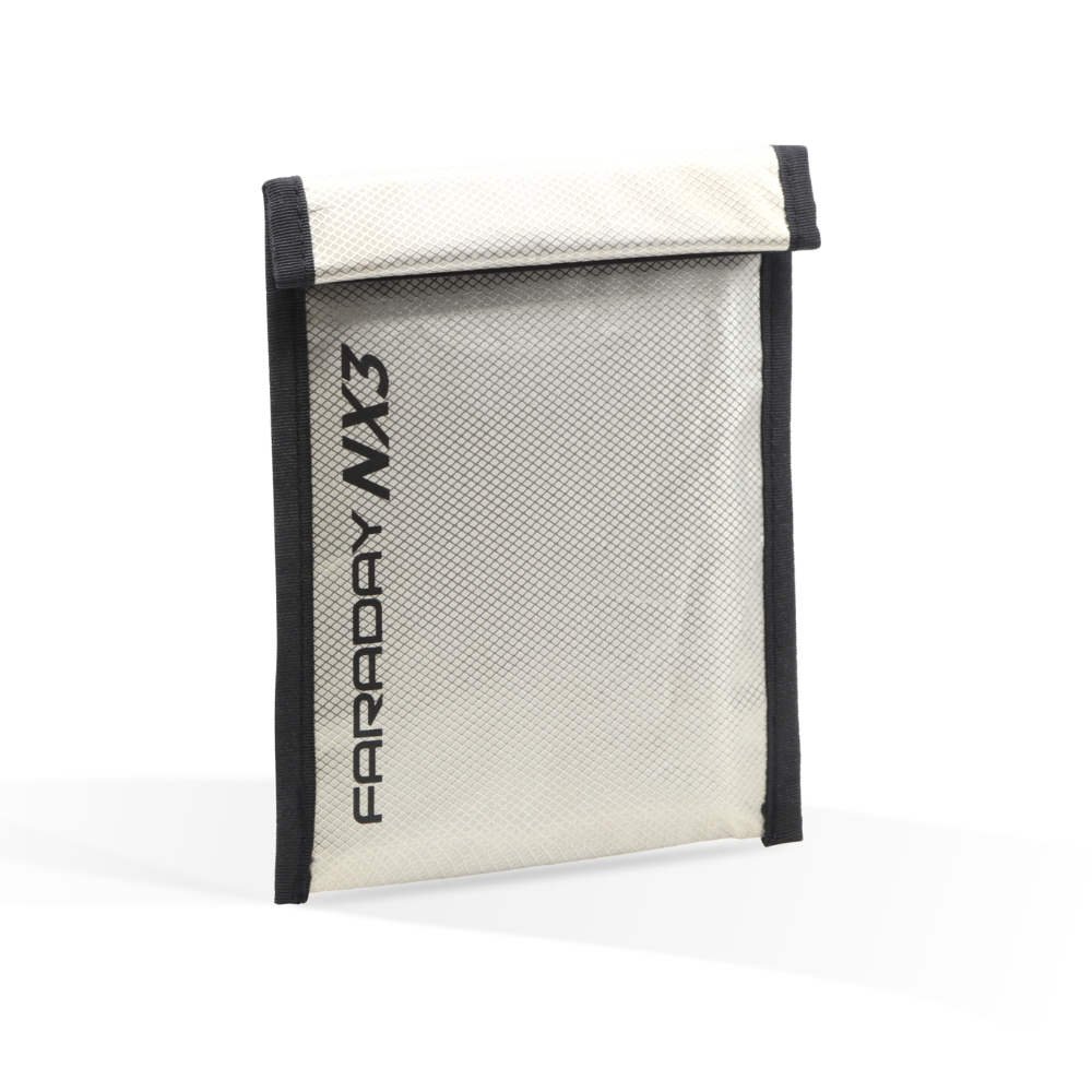 Faraday Defense NX3 ESD EMP Single Triple-Layer Cyber Fabric Bag for device protection