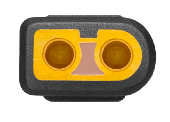 EcoFlow Solar to XT60 Solar Cable 5M/ 16.4 feet Durable for Portable Power System connector close-up.