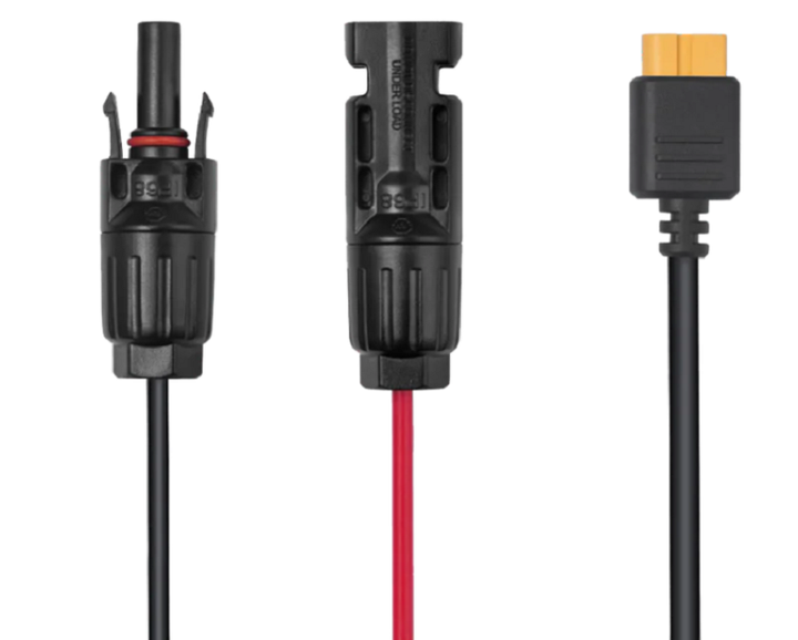 EcoFlow Solar to XT60 Solar Cable 5M/ 16.4 feet Durable for Portable Power System close-up view