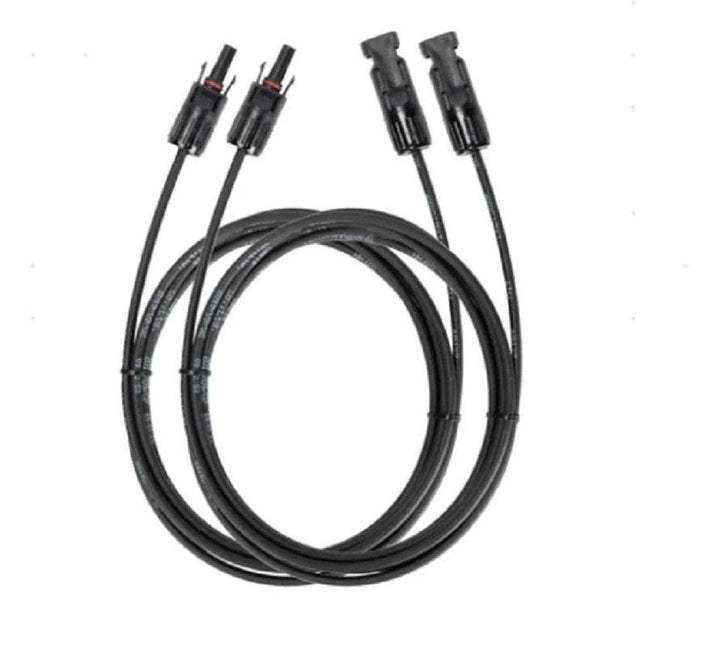 EcoFlow Multi-Contact Solar Extension Cable 3M (9 feet) for Portable Power Stations with connectors for solar panel connections.