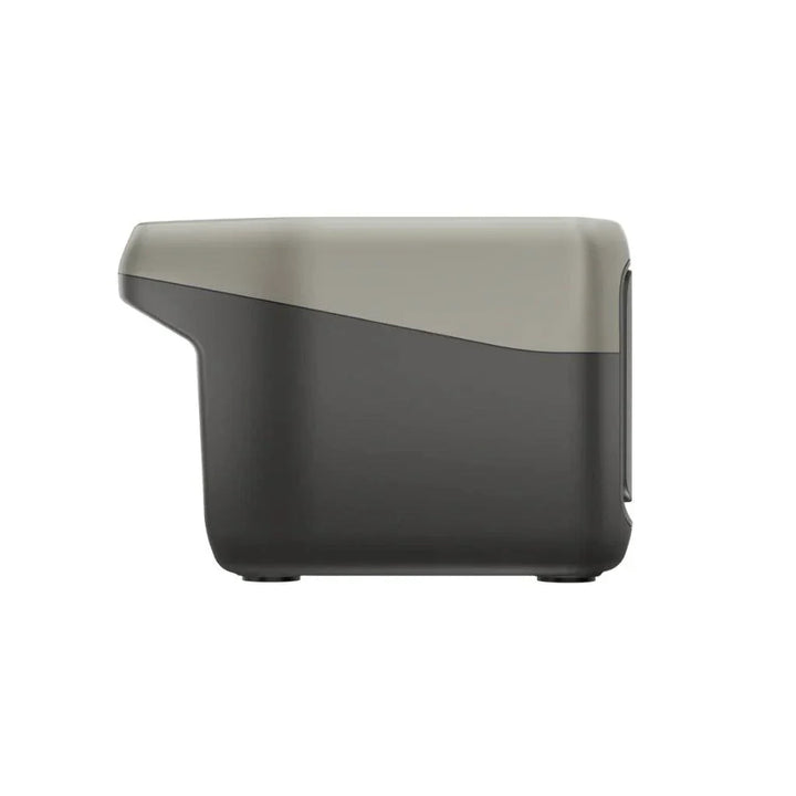 EcoFlow RIVER 2 Portable Power Station Lightweight Reliable Fast Charging Energy side view image showcasing its compact design.